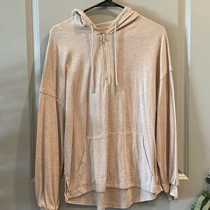 Apricot Hooded Sweatshirt